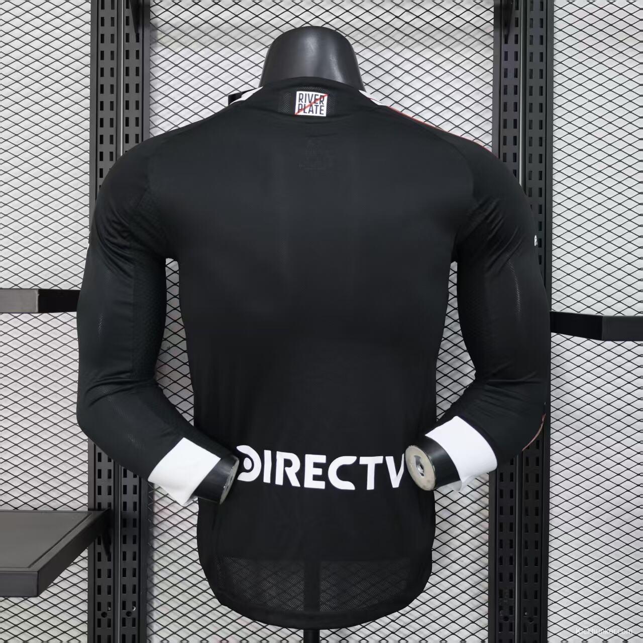 Player Version 25/26 River Plate Away Long Sleeve Jersey