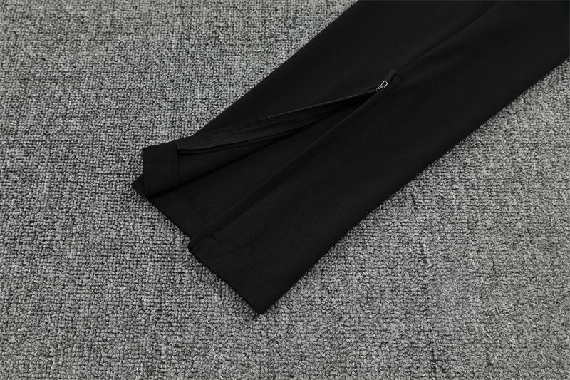 25/26 Manchester City Black Half Zipper Jacket+Long Pants