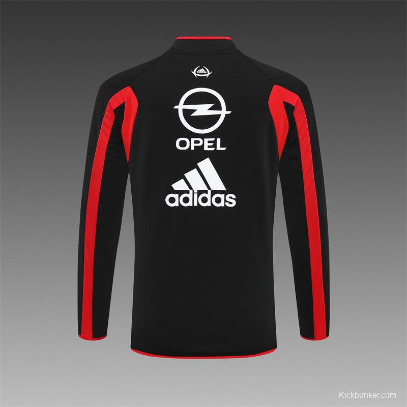 Retro 05/06 AC Milan Black Half Zipper Jacket