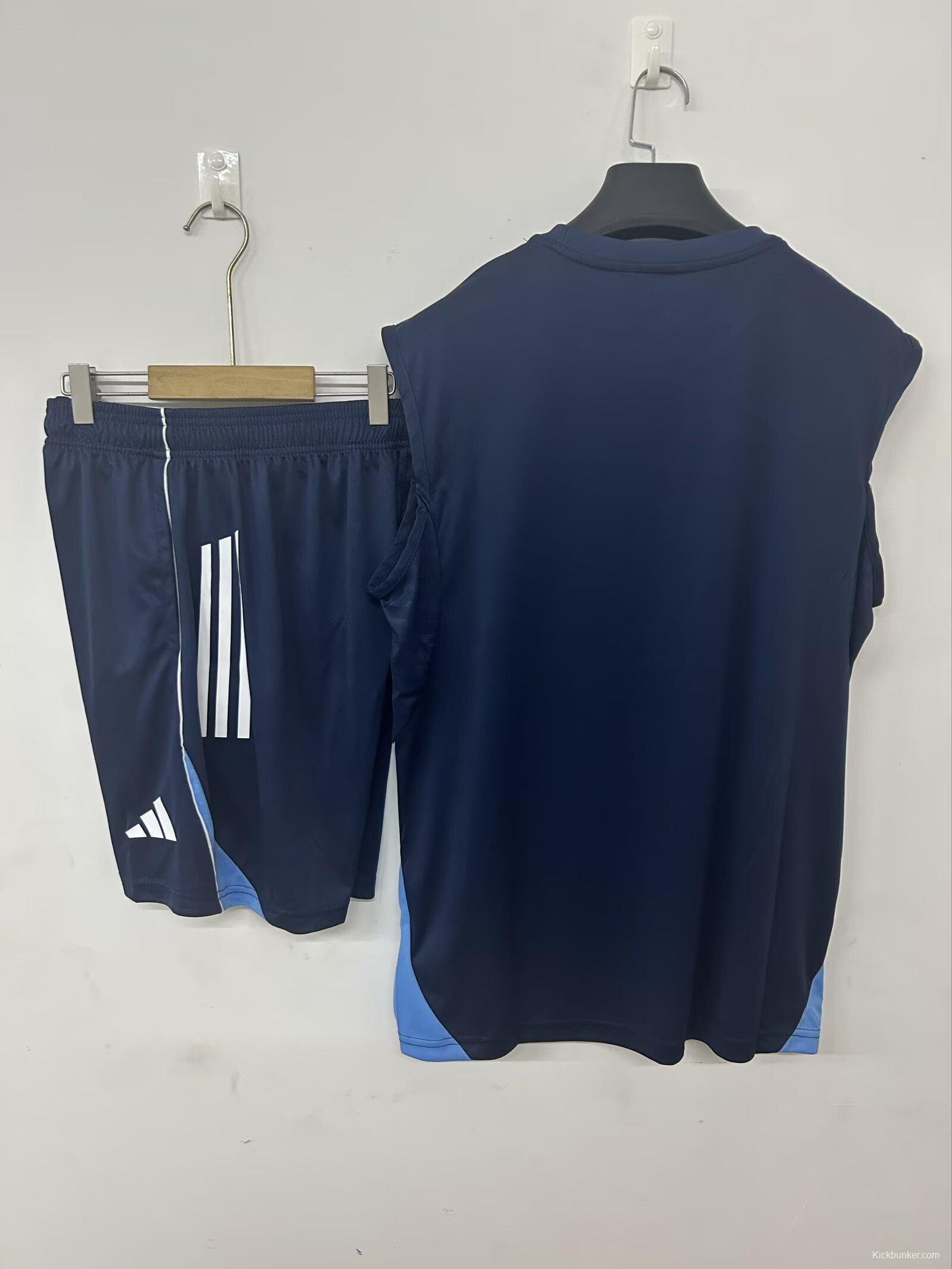 25/26 Al-Nassr Vest Jersey Royal Blue+ Shorts