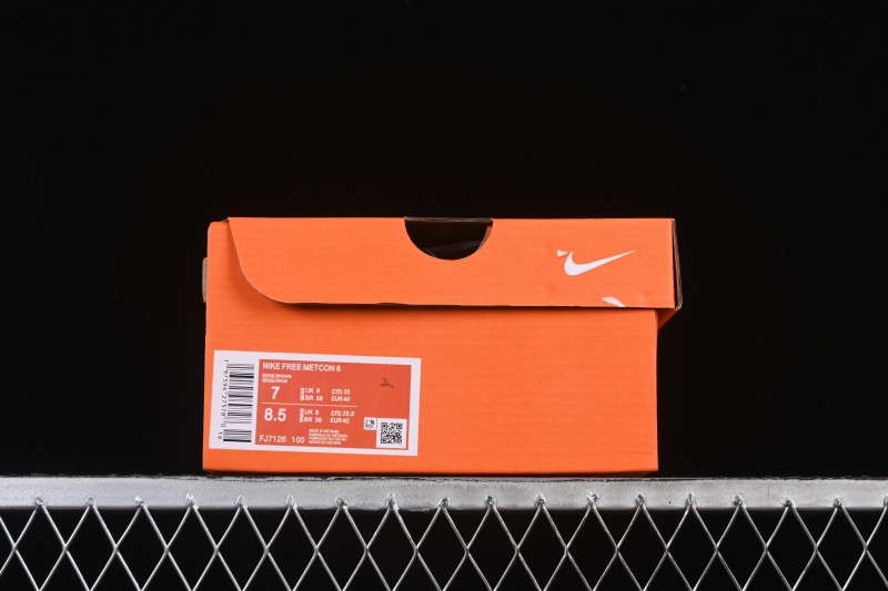 Nike Free Metcon 6 Cross-Training Shoes with Breathable Mesh and Cushioned Sole - FJ7126-100