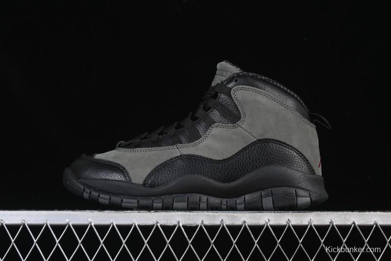 Nike Air Jordan 10 Retro Shadow Grey Basketball Shoes - HJ6779-001