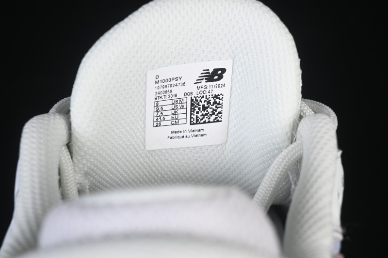 New Balance 1000 Series Retro Dad Style Low-Top Casual Running Shoes - M1000PSY