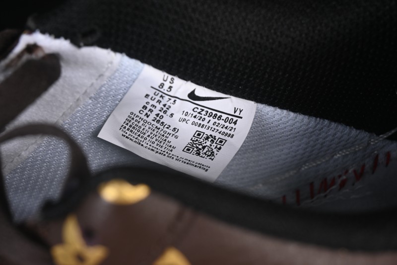 Nike Air Force 1 '07 Low LV Collaboration Classic White Brown Casual Sneakers - CZ3986-004