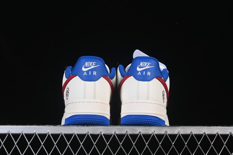 Nike Air Force 1 '07 Low NBA Collaboration Clippers Blue Red Casual Sneakers - QW5606-274