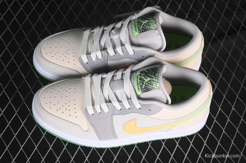 Nike Air Jordan 1 Low Tokyo Bio Hack Casual Sneakers - HQ2030-001