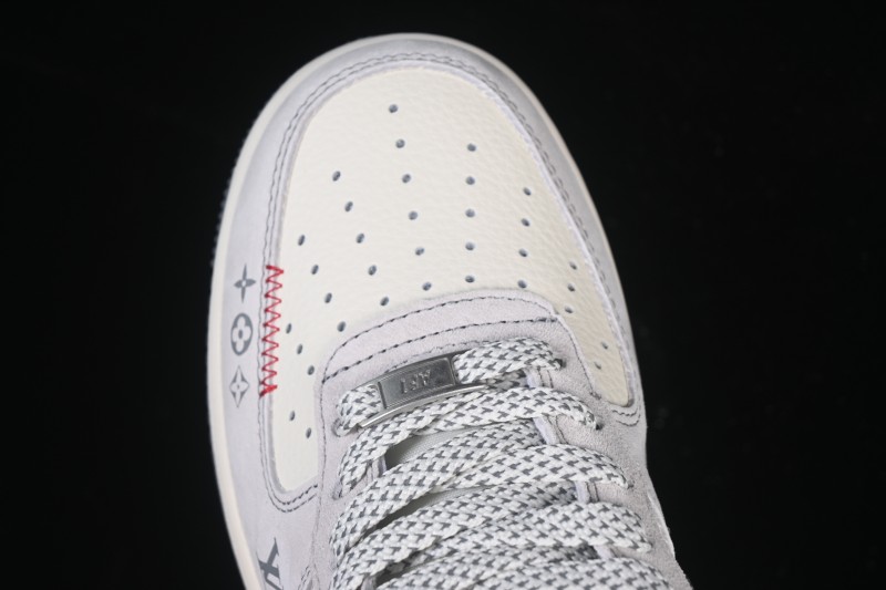 Nike Air Force 1 '07 Low LV Collaboration Grey Hook Woven Label Casual Sneakers - CX5050-Y25