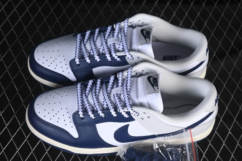 Nike SB Dunk Low Blue White Gray Colorway Low-Top Casual Skate Shoes - IM2222-101
