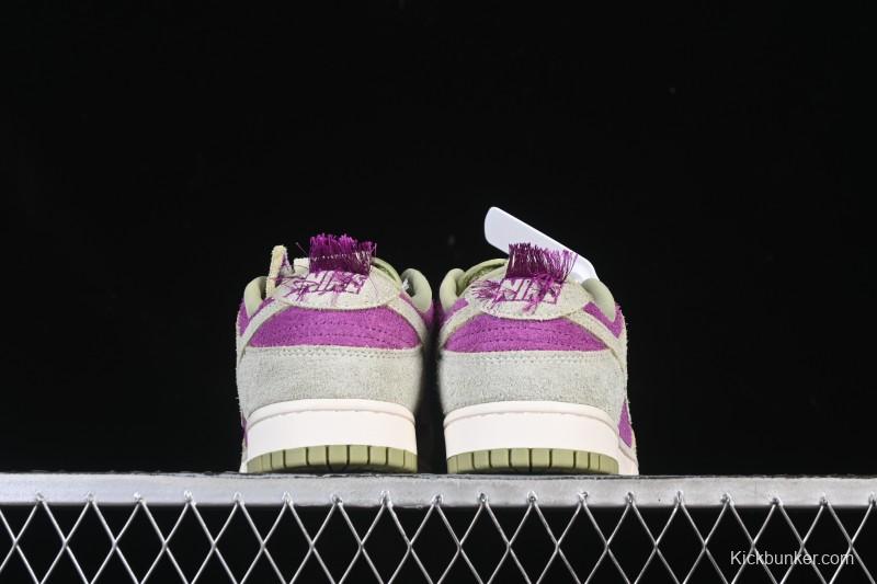 Nike Dunk Low Panda Viotech Green Purple Low-Top Casual Skate Shoes - IH7648-700