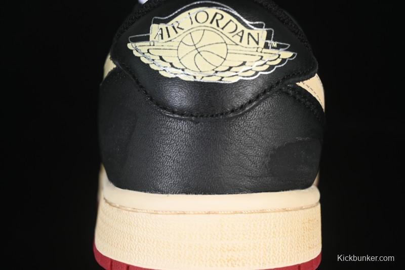 Nike Nigel Sylvester x Air Jordan 1 Low Casual Lifestyle Sneakers - IB8958-001