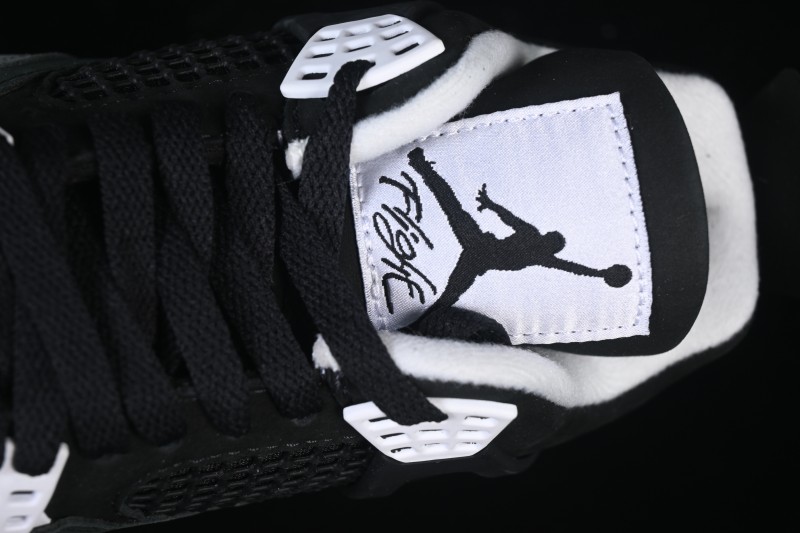 Nike Air Jordan 4 Retro Basketball Shoes with Fear Pack Design - FQ8138-002