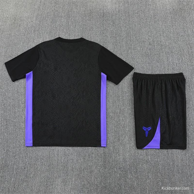 25/26 Barcelona Black Joint Edition with XS Short Sleeve+Soccer Shorts