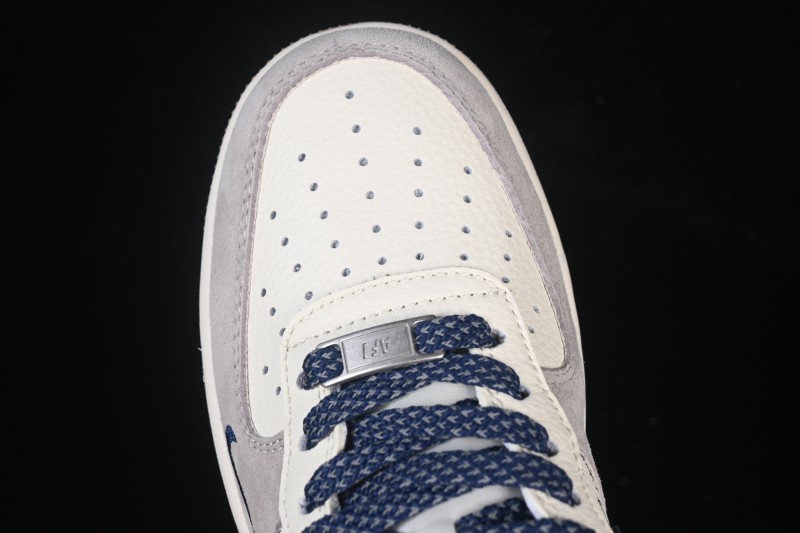 Nike Air Force 1 '07 Low Stussy Collaboration Casual Sneakers with Full-Length Air Cushion - JS8028-016