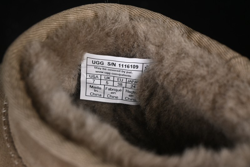 UGG Classic Ultra Mini Sheepskin Boots with Water-Resistant A-Grade Fur - 1116109