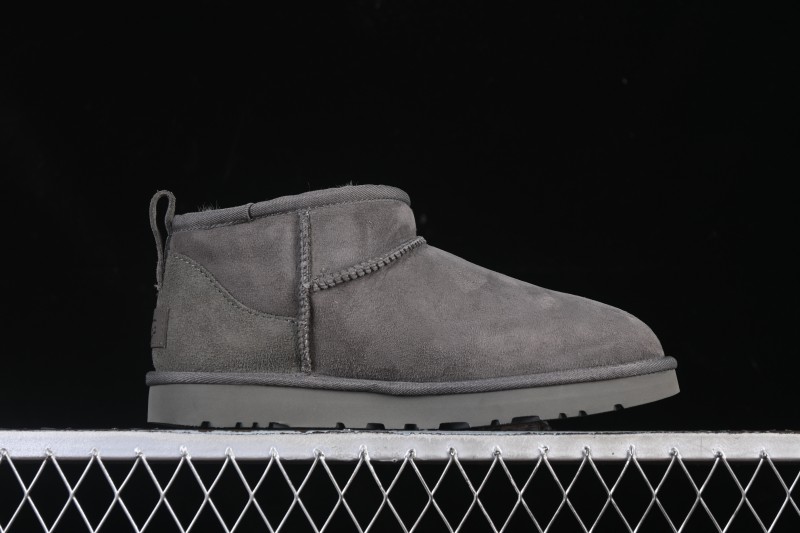 UGG Classic Ultra Mini Sheepskin Ankle Boots with Water-Resistant and Anti-Shedding Design - 1116109