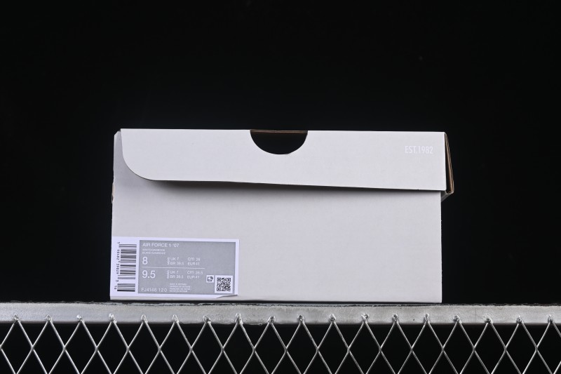 Nike Air Force 1 '07 Low Basketball Shoes with Classic Leather Upper and Air-Sole Cushioning - FJ4146-120