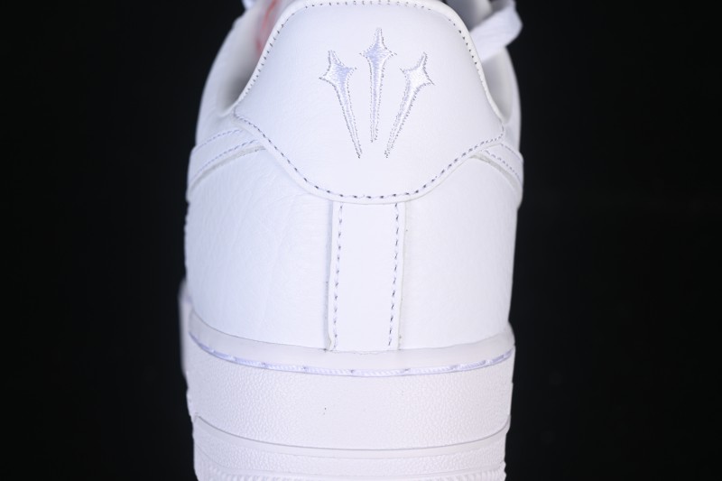 Nike Air Force 1 '07 Low Retro Basketball Sneakers with Full-Grain Leather Upper - CZ8065-100