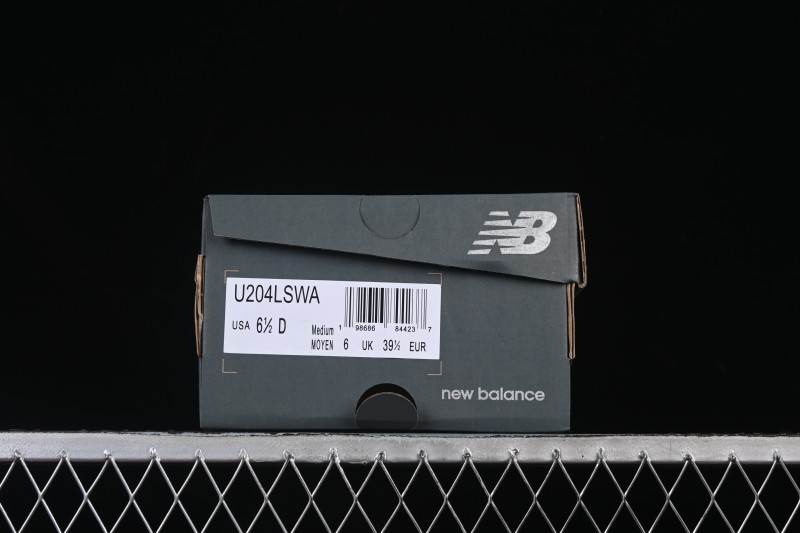 New Balance 204 Series Retro Casual Running Shoes with Breathable Comfort - U204LSWA