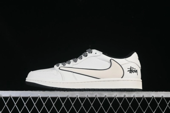 Nike AJ1 Low OG SP Travis Scott x Fragment Design x Stussy Collaboration - CS5288-503