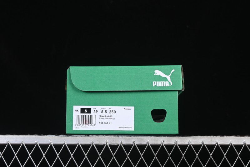 Puma Speedcat Zebra Low-Top Lifestyle Racing Sneakers - 406141-01