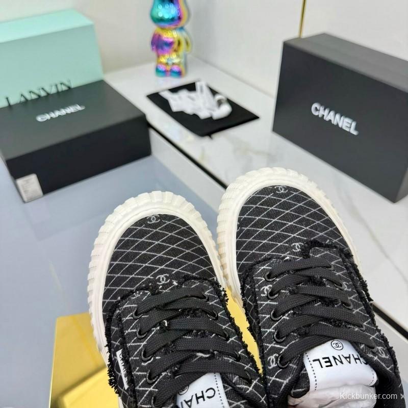 Chanel 2025/SS Little Chanel Loafers Panda Shoes Casual Sneakers - LY00330