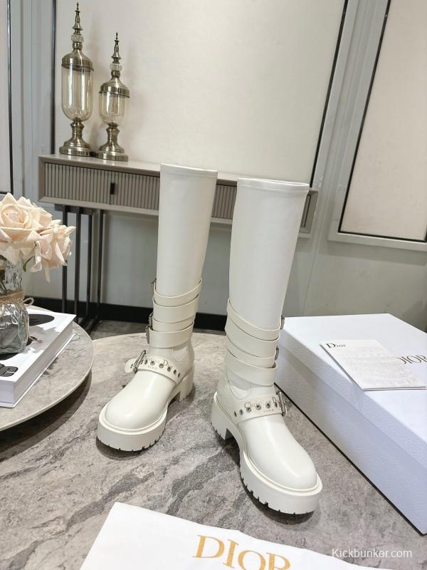 Dior 2025/SS Punk Style Strap Ankle Boots - KFY00470