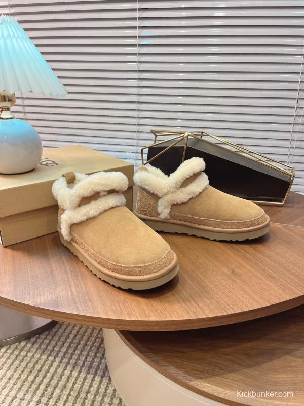 UGG 2025/SS Snow Boots with High-End Lamb Fur Collar Design - MJ00251