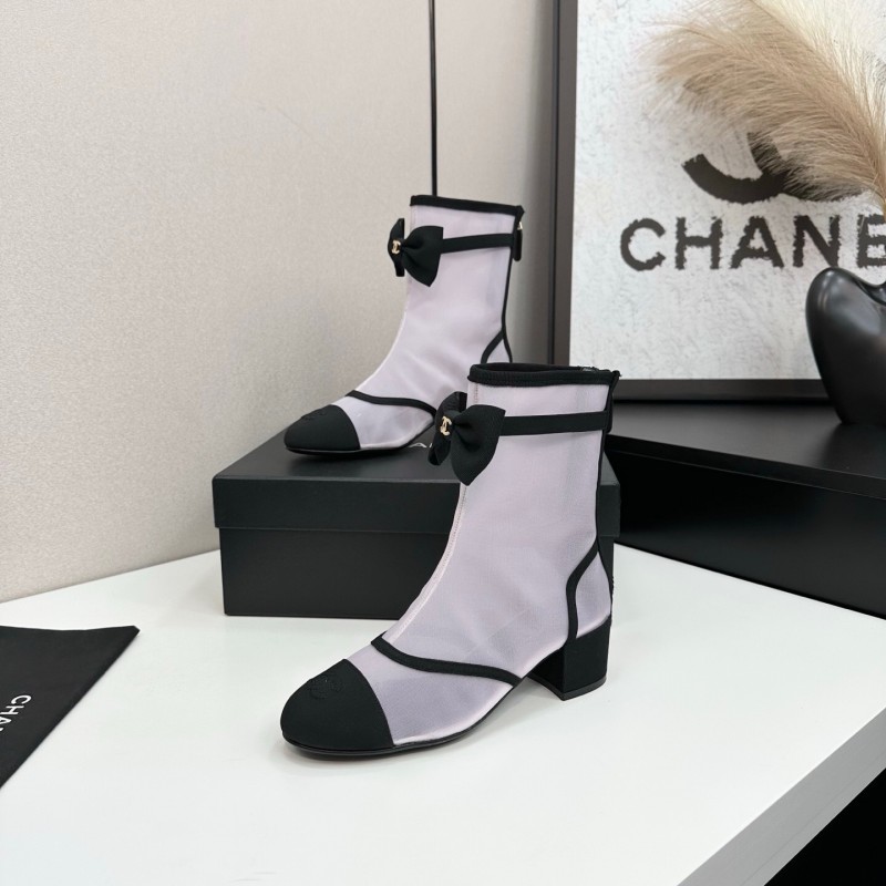 Chanel Classic Bow Ankle Boots - LY00
