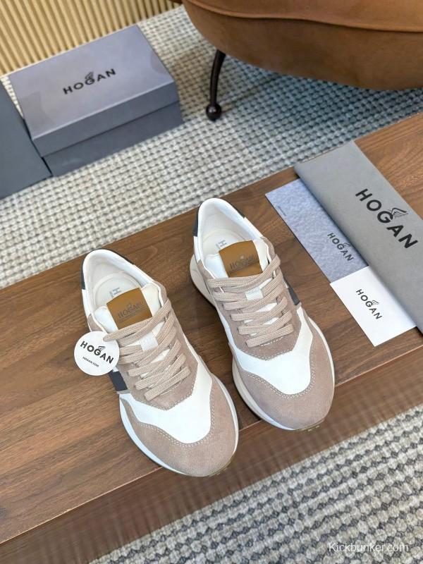 Hogan H-STRIPES Series Couple Thick Sole Dad Shoes Airship Shoes Casual Sports Shoes - AS00350