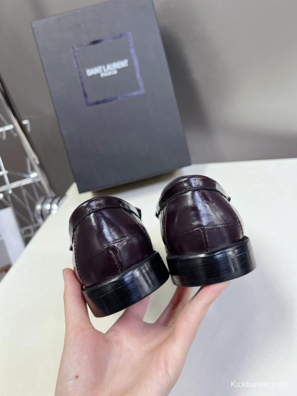 Saint Laurent 2025/SS Classic Loafer Shoes - KFY00350