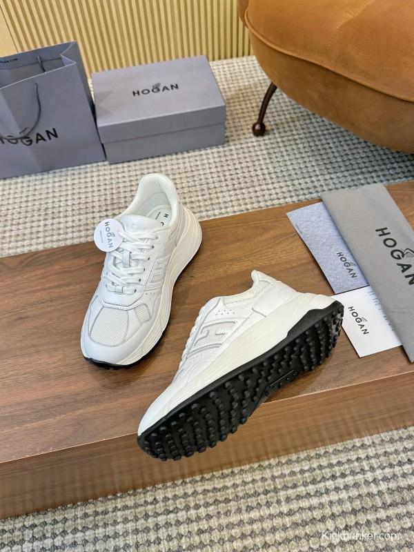 Hogan H-STRIPES Series Couple Thick Sole Dad Shoes Leisure Sneakers - LY00370/LY00380