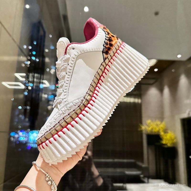 Chloe 2025/SS Hand-Stitched Mark Line Casual Shoes - LY00350