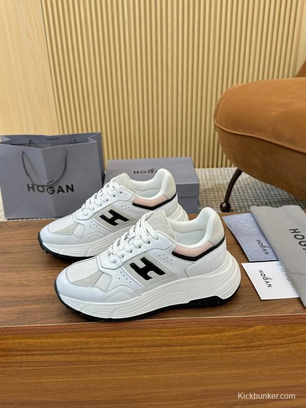 Hogan H-STRIPES Series Couple Thick Sole Dad Shoes Casual Sneakers - LY00370/LY00380