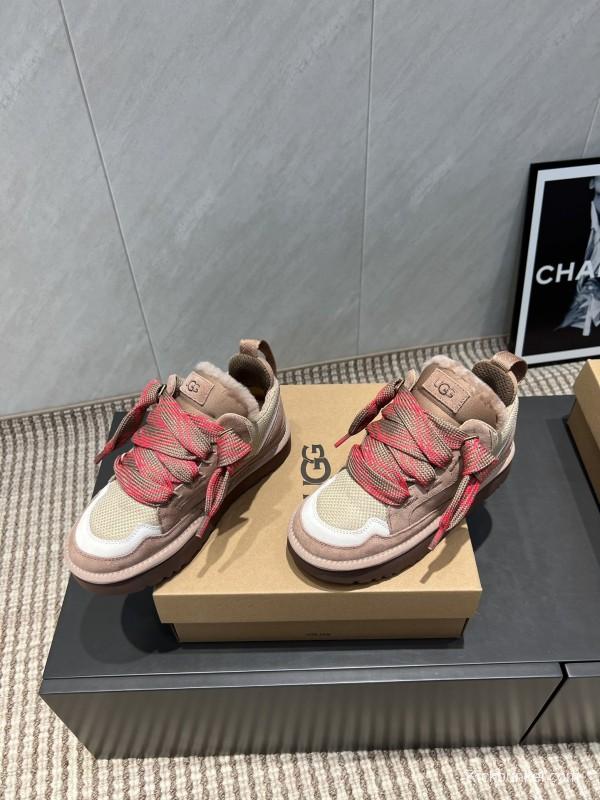 UGG Platform Loafers Series Round Toe Chunky Sole Casual Shoes - MJ00270