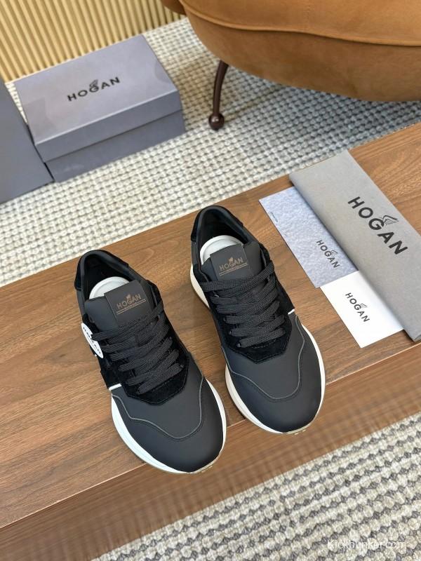 Hogan H-STRIPES Series Couple Thick Sole Dad Shoes Airship Sneakers - AS00350