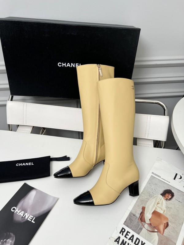 Chanel 2025/SS Double C High Heel Fashion Boots - LY00370/LY00400