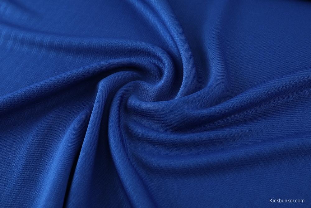 2025 Netherlands Blue Half Zipper Jacket+Long Pants