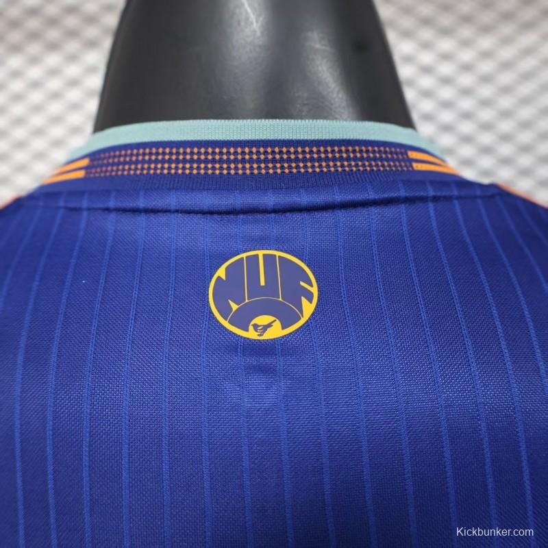 Player Version 25/26 Newcastle United Third Blue Long Sleeve Jersey