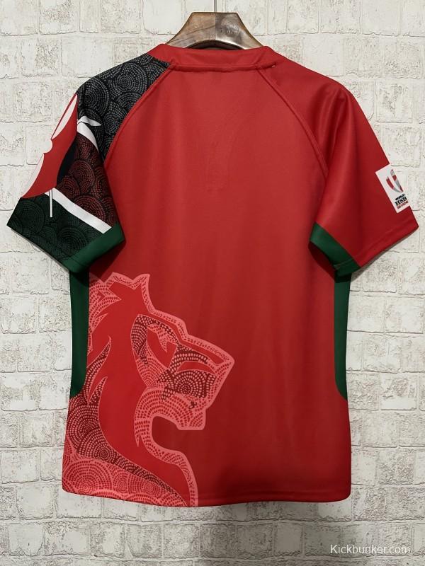 2026 Kenya Red with Lion Graphic Jersey