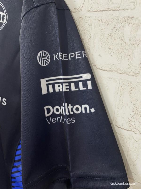 2025 F1 Williams Racing Navy Blue with Blue Diagonal Stripe Team Shirt