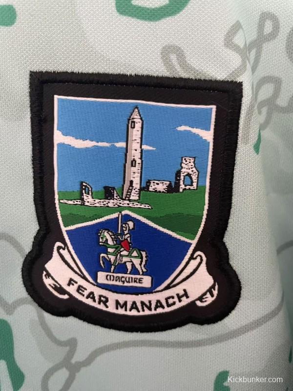 25/26 Fermanagh GAA Mint Green with Navy Trim Away Jersey