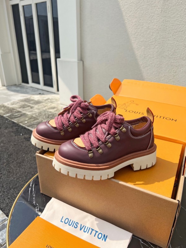 Louis Vuitton Remix Lace-Up Derby Hiking Shoes - LY00340