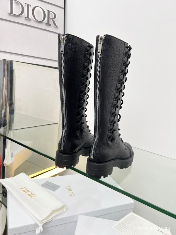 Dior 2025/SS Autumn Winter Boots Retro Work Style Internet Celebrity Boots - LY00460
