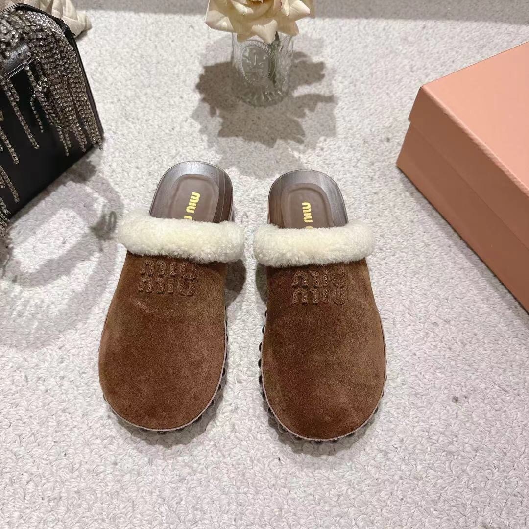Miu Miu Cotton Shoes Sandals 2025 SS Collection - LY00260