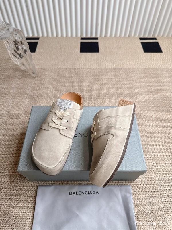 Balenciaga Birkenstock Boston Soft Footbed Platform Sandals - AS00260