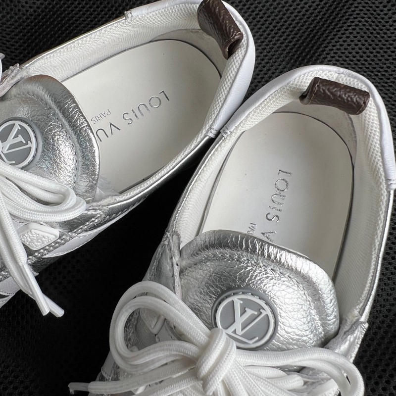 Lv Sneakerina 2025 SS Ballet Round Toe Lace-Up Low Top Lifestyle Casual Shoes - YC