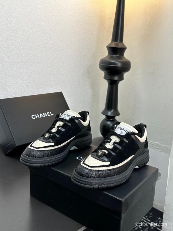 Chanel Spring-Summer 2025 Runway Thick Sole Sneakers - LY00320
