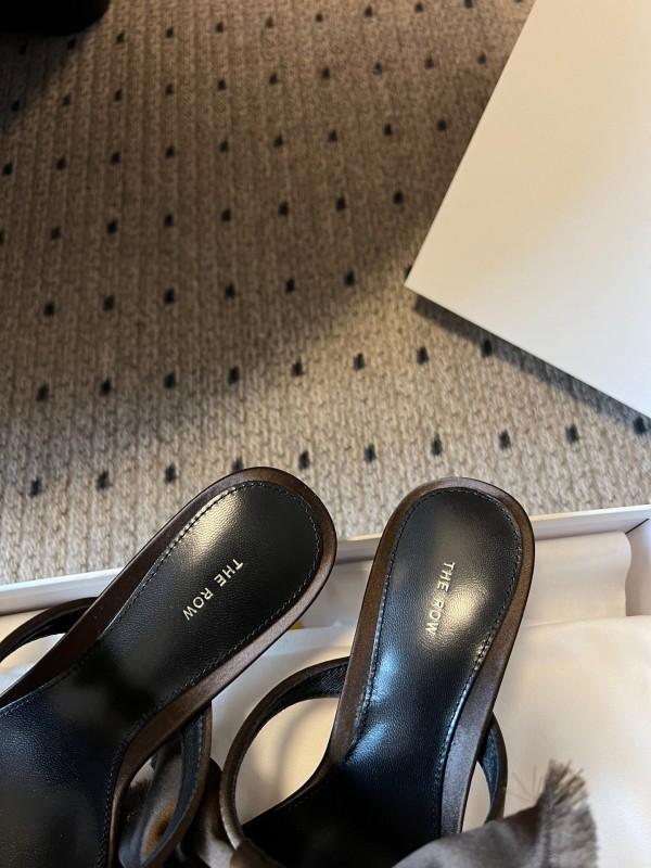The Row 25ss Handwoven Bow Slippers - KFY00280