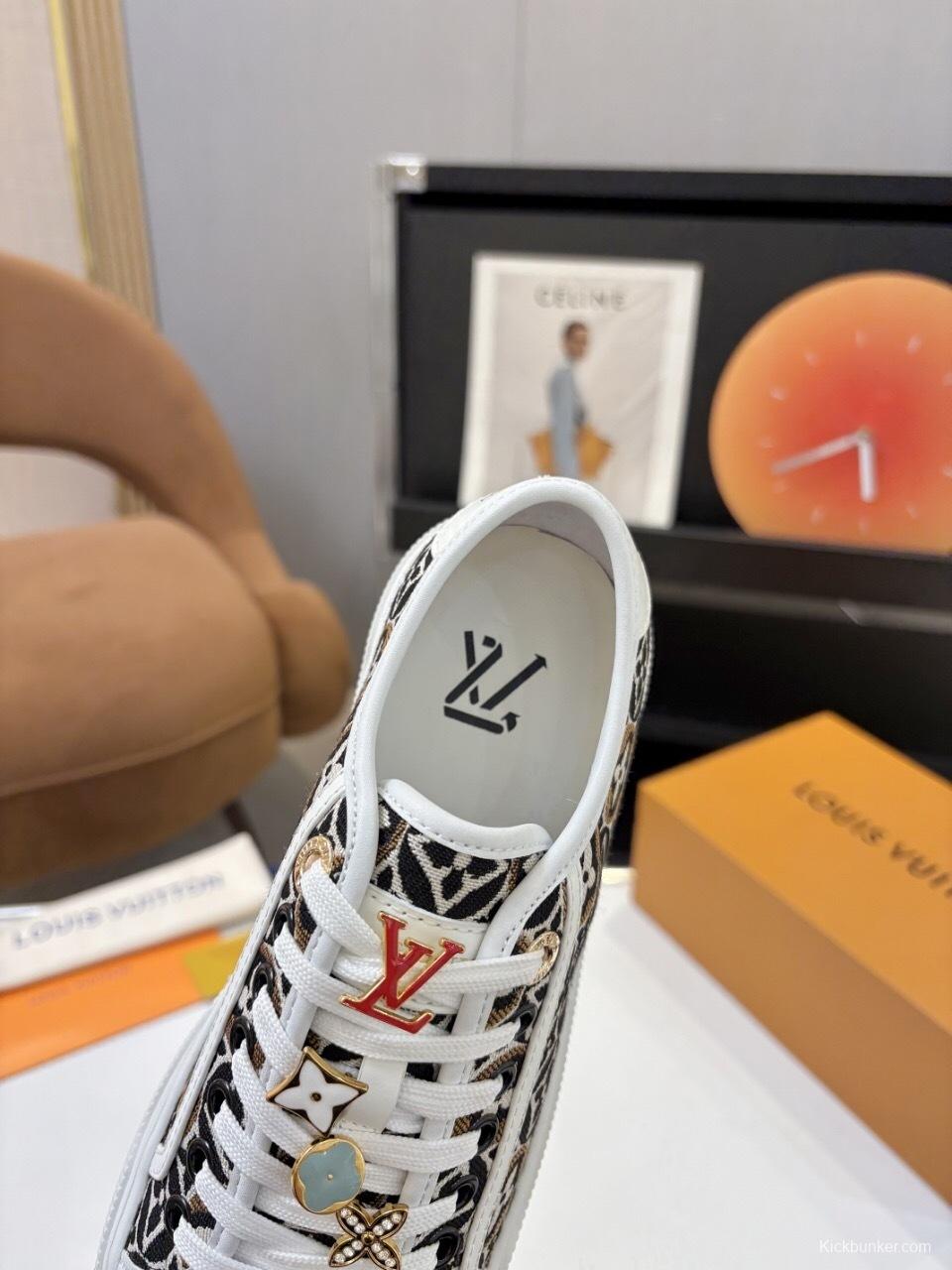 Louis Vuitton Lagoon Series Denim Sneakers with Buckle - AS00300