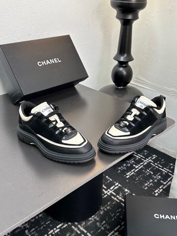 Chanel Spring-Summer 2025 Runway Thick Sole Sneakers - LY00320